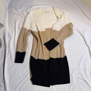 89th & Madison Multitone Open Cardigan